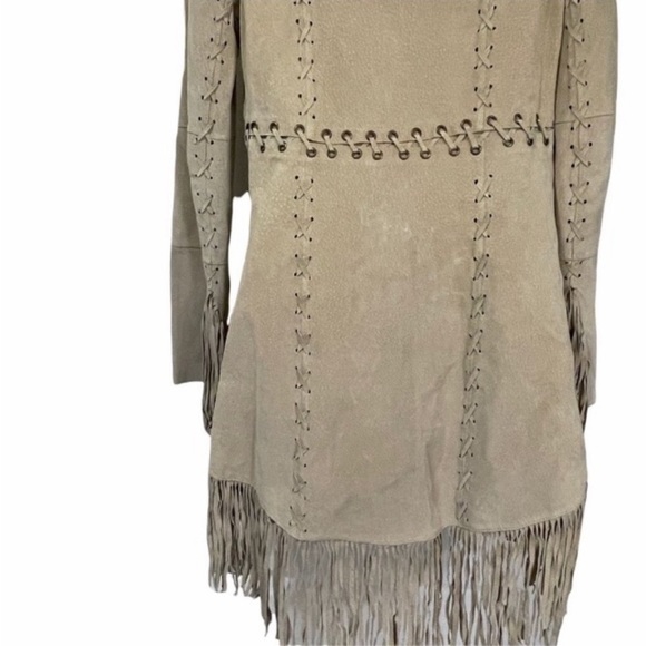 Genuine Leather Fringe Jacket - Picture 10 of 10